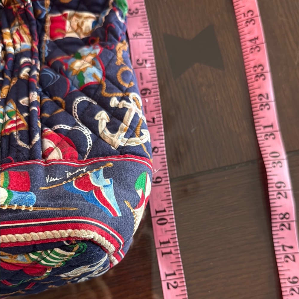 Vera Bradley Blue Quilted Tote with Patriotic Flair - Picture 9 of 14
